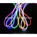 110/220 volt duplo lado LED Flex Neon Light Strip IP67 para iluminação de Natal, Indoor / Outdoor corda iluminação